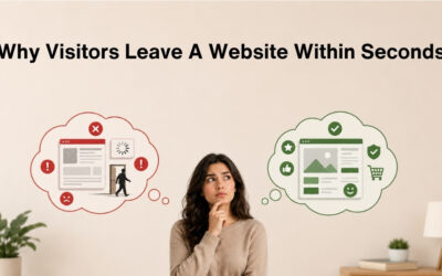 Why Visitors Leave a Website Within Seconds